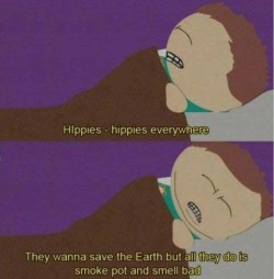 funniestpicturesdaily:  My favourite South Park moment.  I help people too &hellip;with pot.