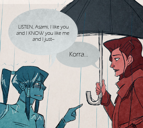 daffyloins:  Valentine’s Day is close so I wanted to contribute! Have some qt Korrasami <3 
