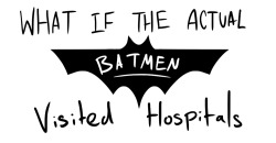 owlhaus:  To be fair, Frank Miller’s Dark Knight was shit-in-your-pants scary for the villains of Gotham. I’m not sure any of the movie Batmen after Dark Knight Returns should be allowed near hospitals:PBut seriously, the guys who do dress up as Batman