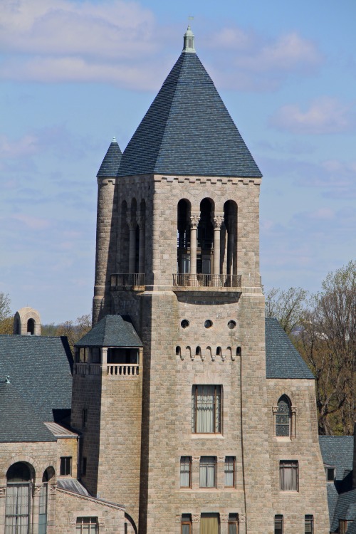 Glencairn earlier today, taken from the top of the main tower of Bryn Athyn Cathedral.