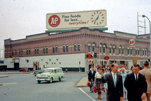 A&P Grand Opening, 1960 © John R. Barker