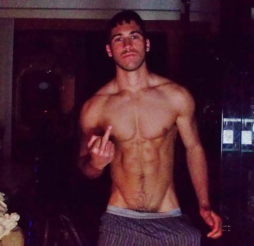 wetlust:  tapthatguy-x-version:  Oh, fuck you too. No, seriously, l’ll fuck you so hard you’ll cry for your mama, MR. ATTITUDE.  Hottest Gay Porn @ www.wetlust.tumblr.com