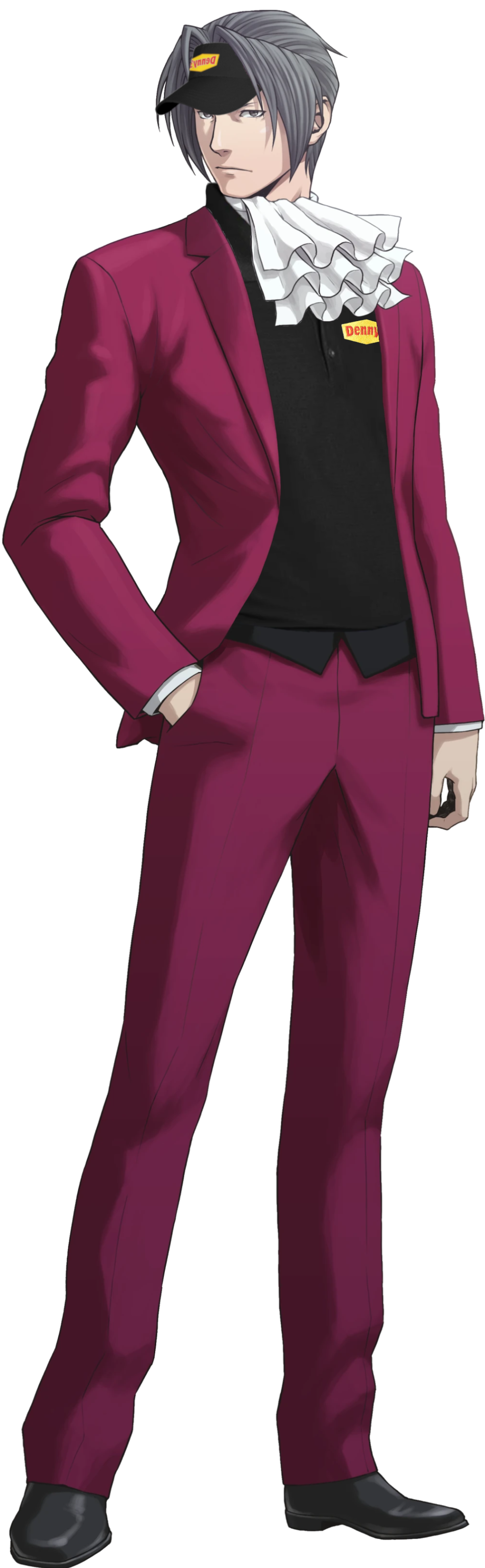 Ace Attorney 6 Fried chicken Phoenix Wright: Ace Attorney Wiki, fried  chicken, purple, video Game, fictional Character png