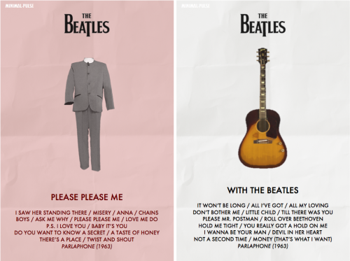 minimal-pulse:THE BEATLES Album Posters created by: Minimal-Pulse-Art [minimal-pulse.tumblr.com]