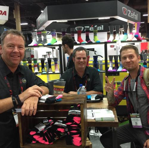 @theathletic dropping in @defeet_international #interbike2016 (at Mandalay Convention Center - Las V
