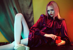 labsinthe:  &ldquo;Wild Roses&rdquo; Sasha Pivovarova photographed by Mert &amp; Marcus for W 2008