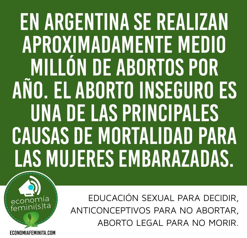 criticafeminista: http://economiafeminita.com/aborto-legal-contando-porotos/ 8M-2018