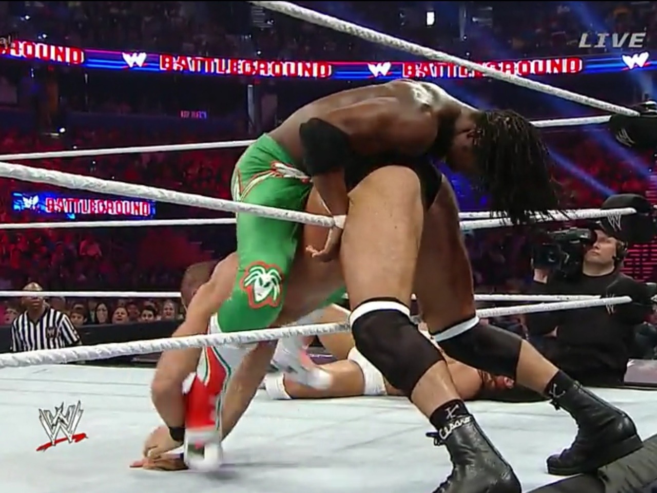 bournelitas:  Only in pro wrestling, folks. 