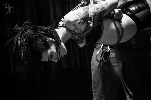 benjmhart:  Yamiko and I at  La Nuit des Cordes, photo by Abequilibrium  