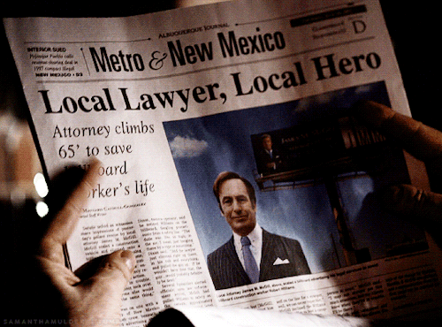 samanthamulder:  BETTER CALL SAUL — 1.04 “Hero”, dir. Colin Bucksey 