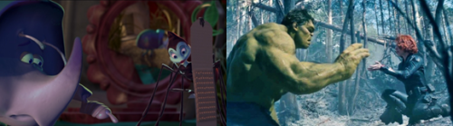 trufflupogus:  ageofscarletvision:  Pixar and Marvel Parallels  Bonus:  THAT LAST ONE WAS UNCALLED FOR 