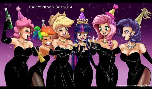 HAPPY NEW YEARS 2014! You can find bigger pic on my DA