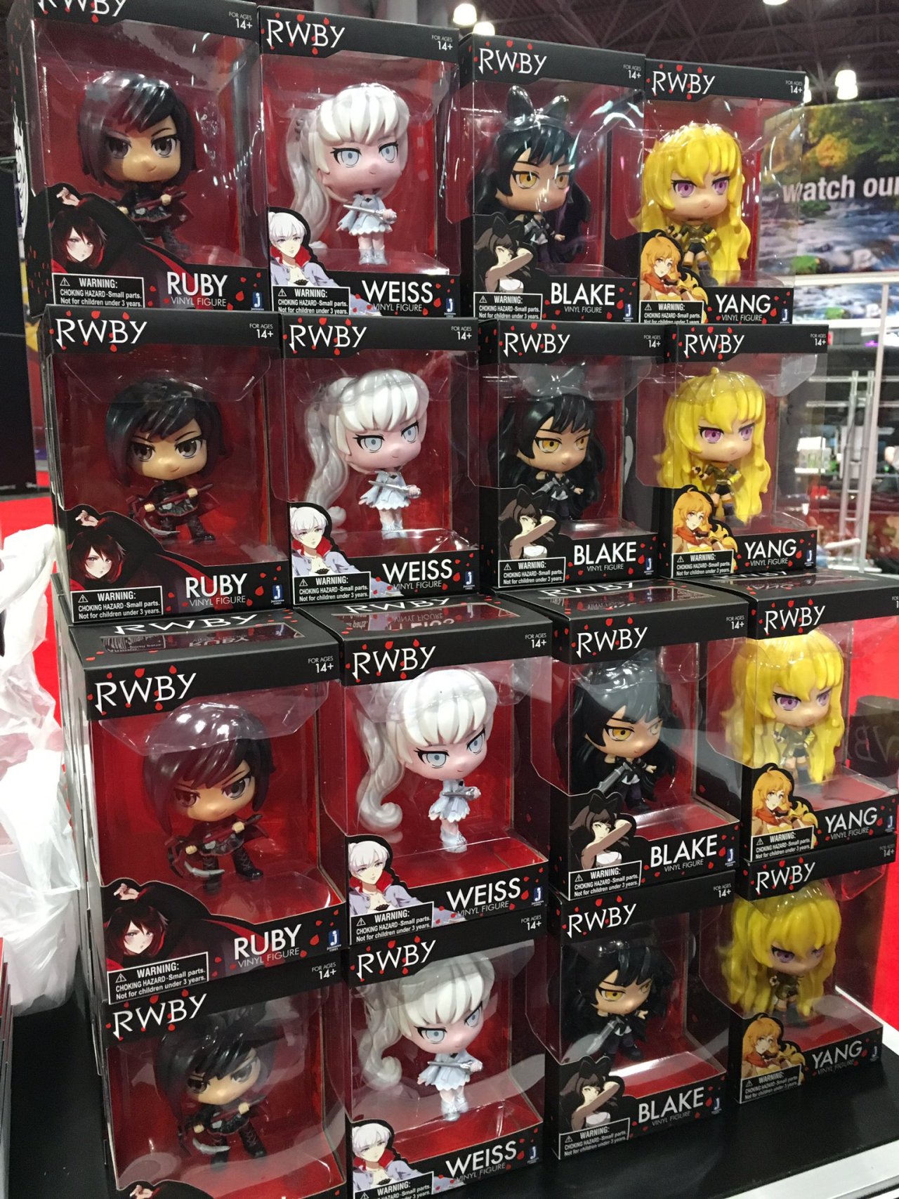 rwby-fan:    new 4&quot; vinyl rwby figures are here!!!   