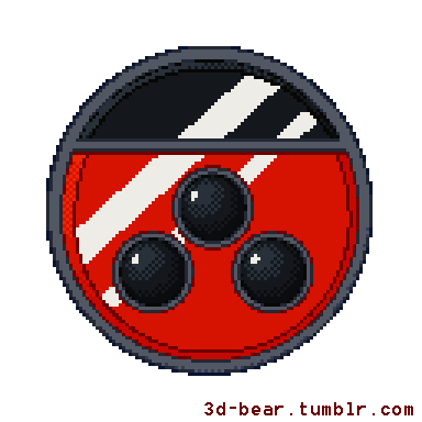 3d-bear: GEN 2 POKEMON BADGES (3D SPRITES) Since I got so many request to do it –