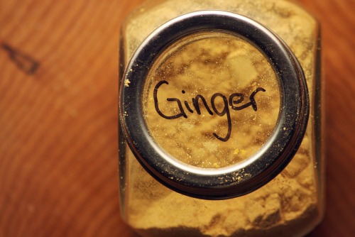 Ground ginger real close up. ~Spices real close up series, click here for more~