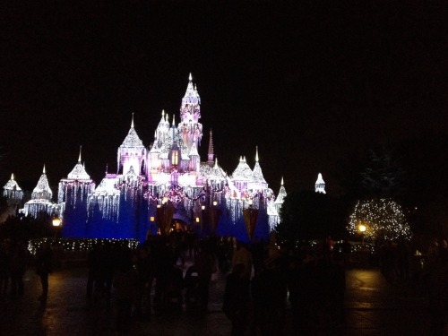 Chilly night at Disneyland ✨❄️