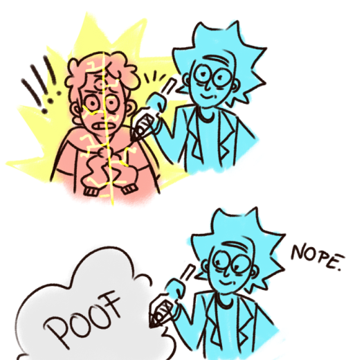 Ive Been Thinking About A Possible Morty-Alex Fusion, So Heres ARTY. Hes Made Of Pure Anxiety And Raging