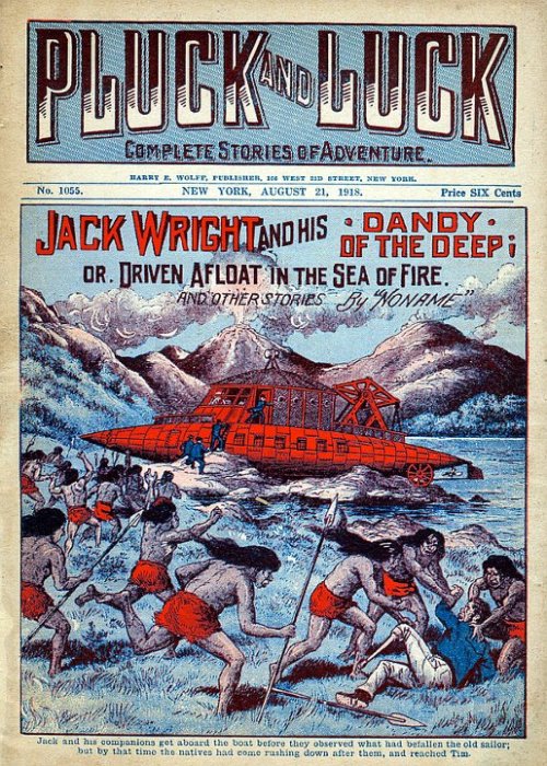obsidian-sphere:Jack Wright and his Dandy of the Deep or, Driven Afloat in the Sea of FireAugust 21,