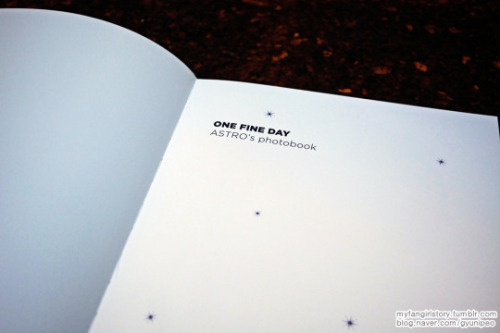 astro MAKESTAR 1st photobook ONE FINE DAY pre-order benefit