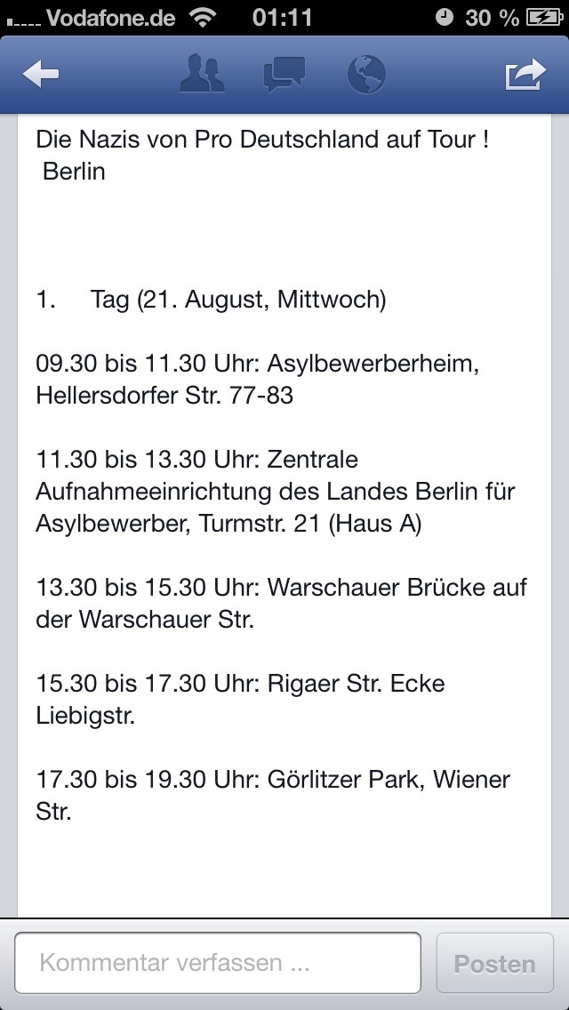 freiheitsboot:  Morgen pro Deutschland den Tag vermiesen!!!