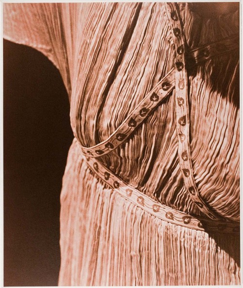 David Seidner.  Fortuny, bodice, legs, waist, 1980.  