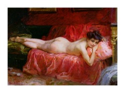 artbeautypaintings:  Reclining nude - Daniel Hernández Morillo