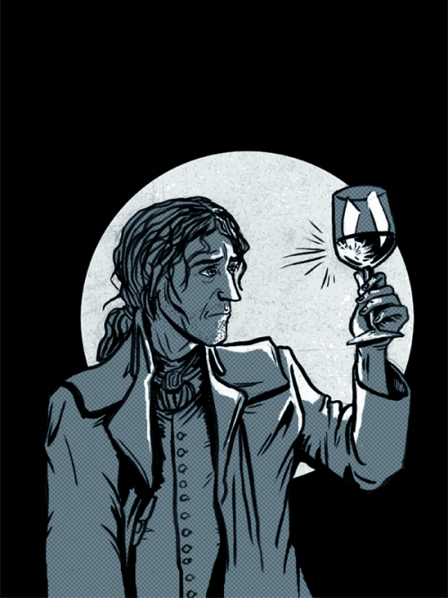 pileofsith: Inktober 2018 - Day 4 - Spell John Childermass Childermass held up the wine-glass in pre