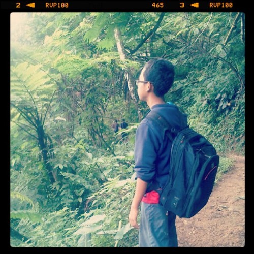 Otw curug 2 #me #boy #tracking #hiking #curug #bogor #instagram...