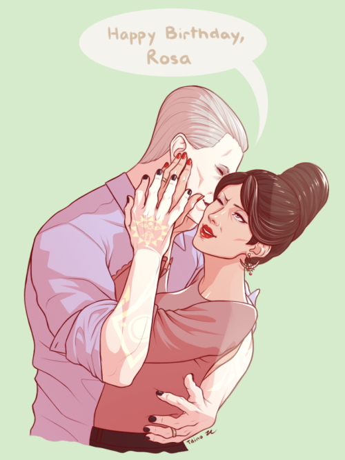 tdino: HAPPY BELATED BIRTHDAY, ROSA   (ﾉ；∀；) ﾉ*:・ﾟ✧   @hansmannette‘s modern AU is going to kill me dsfklsjdflksjdfls 