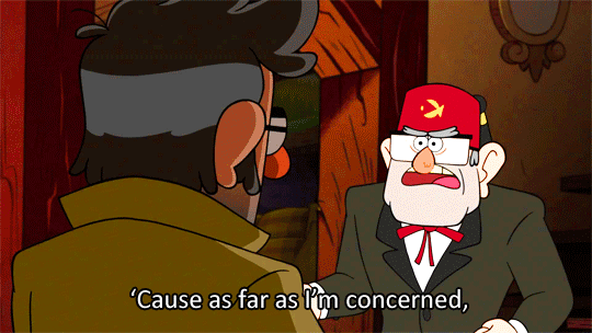 whengravityfallsdown:  Stay away from the kids. I don’t want them in danger.