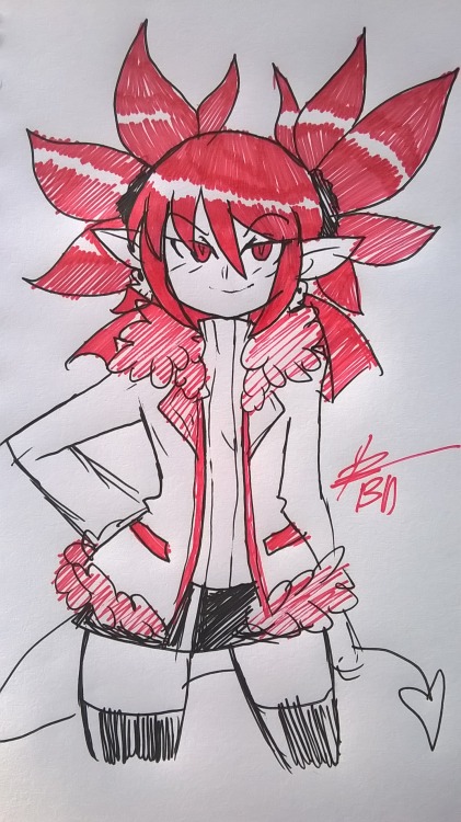 bigdeadalive:  Etna inktober sketch. I’m a little late to the party.