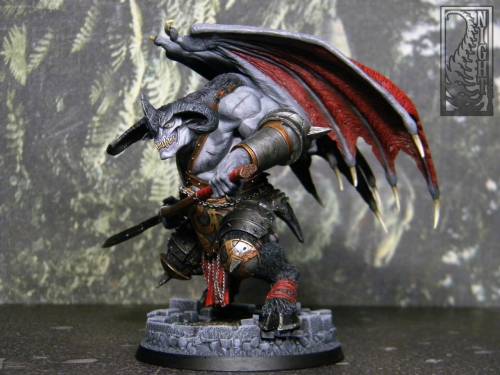  Great Axe Malacant, Servile Champion of Dis from Mierce Miniatures.Alternative miniature for the Da