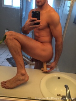 exposedhotguys:  Getting ready to take a big dick! I haven’t been opened up in a while!To see more of me CLICK HERE!!!!