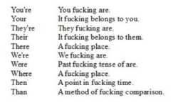 punkabillypsychosis:  … grammar ffs!  Truth.