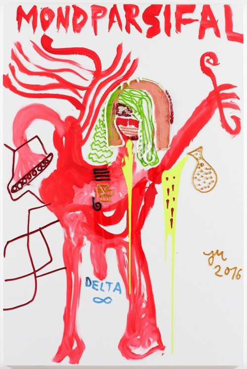 maybethereissomething: Jonathan Meese, P.A.R.S.I.F.A.L. IST ZU HAUSE ANGEOPERT WORDEN!  2016