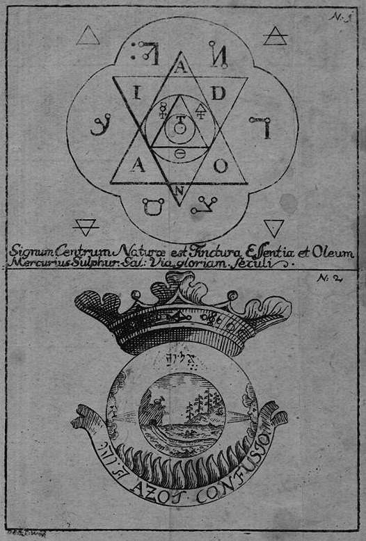 chaosophia218:  Abraham Eleazar - Uraltes chymisches Werk, 1734.