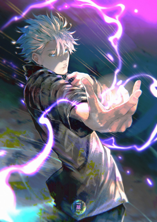 animepopheart: ★ 【灸場メロ】 「 呪術廻戦 」 ☆ ⊳ gojo (jujutsu kaisen) ✔ republished w/permission ⊳ ⊳ follow me on twitter  