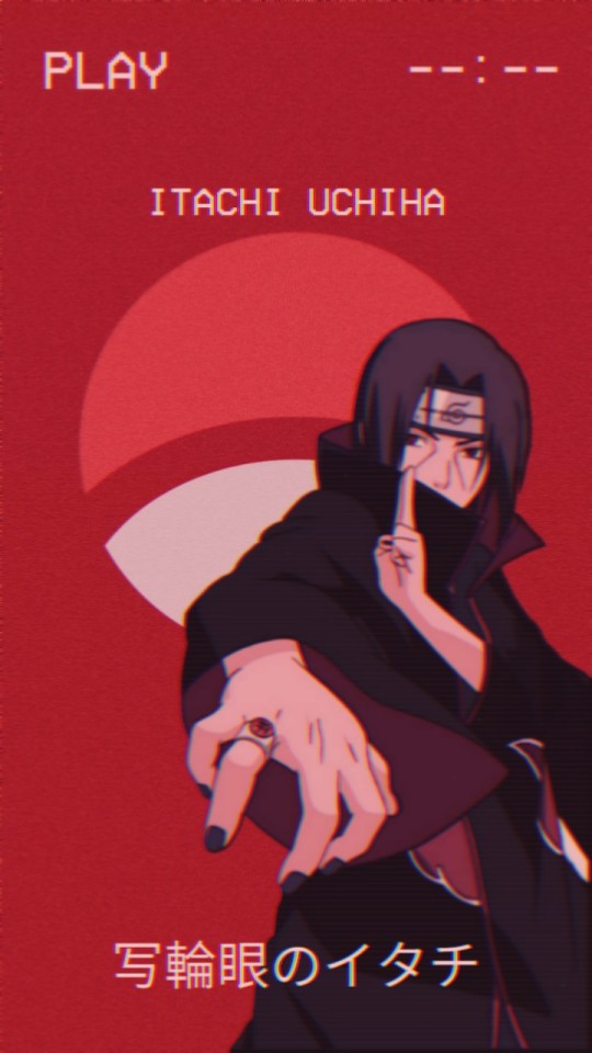 Anime Aesthethic Edits Wallpapers Itachi Vintage Wallpaper