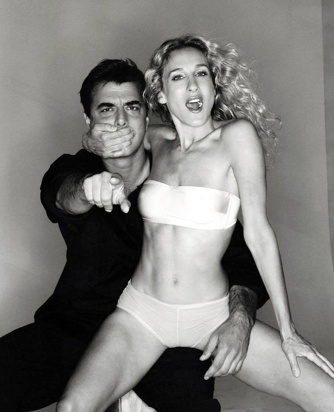 theslaysdays:  Chris Noth and Sarah Jessica Parker, 1999  