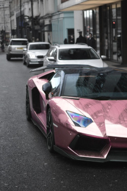 motivationsforlife:  Rose Chrome Aventador by TFJJ \\ MFL