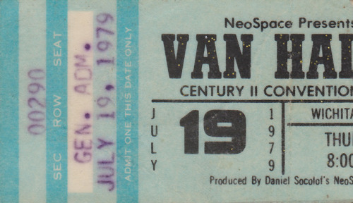 Front-row #VanHalen pic taken by the legendary Von Halen of the Roth Army Forums, complete with his ticket stub.
He recalls that the show was “General admission. Waited all day in sweltering heat to get that spot. It was worth it.”
Follow him here on...