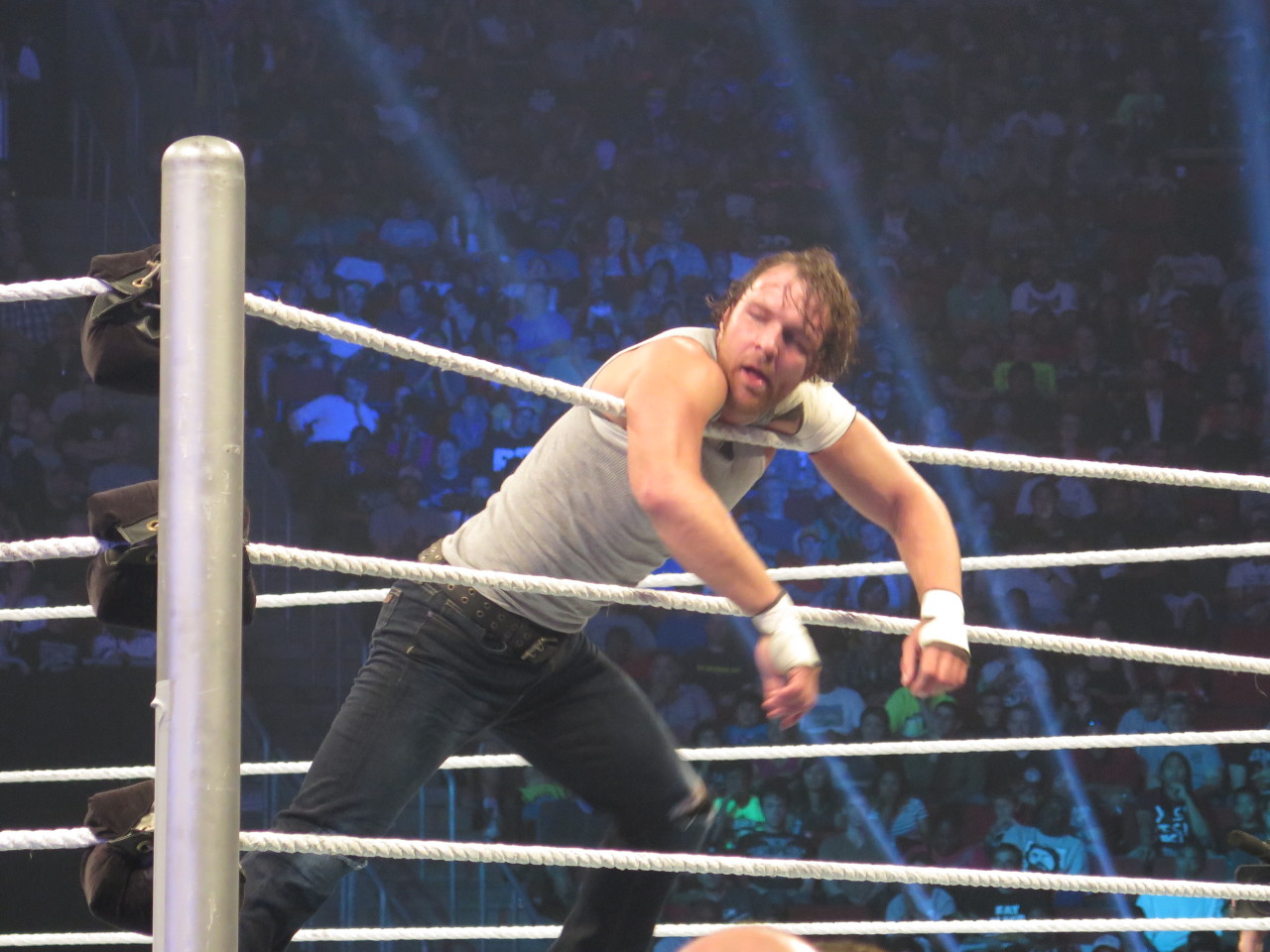  Dean Ambrose v Cesaro—12 August SmackDown taping—Part 2 