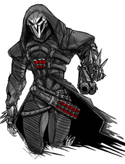 Kbearart:  So I’m Not Super Interested In Overwatch As A Game But Dat Reaper, Tho.