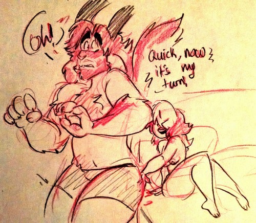 notsafeforroskii:  She is full of stamina, Asgore. She don’t quit til everyone is happy.