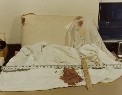 tedbundytales:Evidence photos from the bedroom of Lynda Ann Healy located at 5517 12th Avenue NE, Se