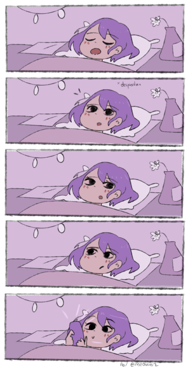 waking up