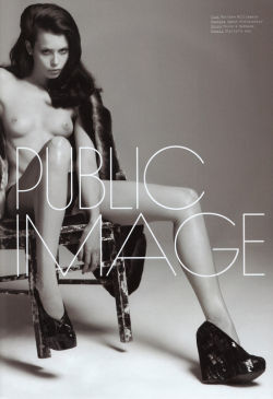 Lookonmyworksanddespair:  Charlotte Kemp Muhl Photographed By David Roemer In “Public