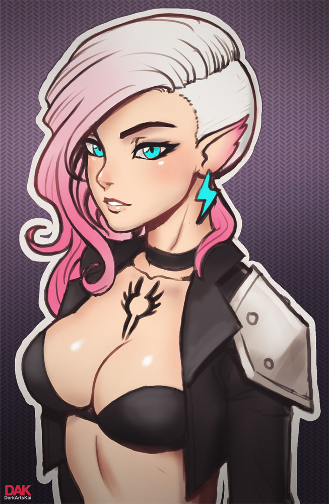 darkartskai:  Drew up @Figgylicious ‘s character Ax tonight, I’m crazy for this