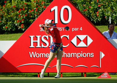 Pornanong Phatlum during the first round of the 2016 HSBC Women’s Champions