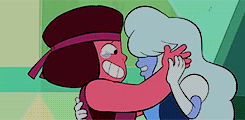 ikknowplaces:  cartoon meme: [1/5] romantic relationships ♡ ruby and sapphireyou